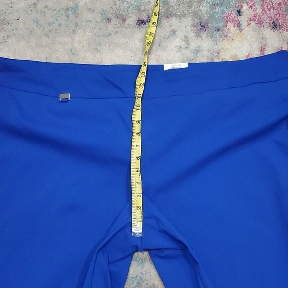 Alfani Cobalt Blue Pull on Capri Pants - Picture 7 of 12